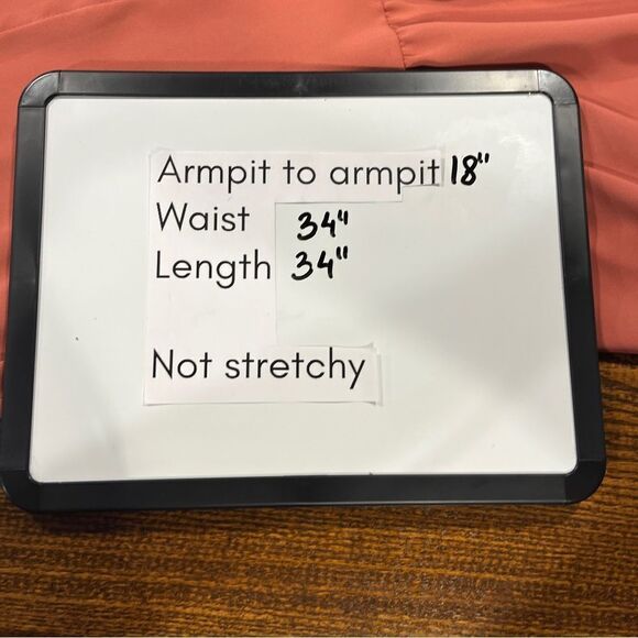 Cynthia Rowley rust orange short sleeve straight knee length oversized dress - Picture 12 of 15